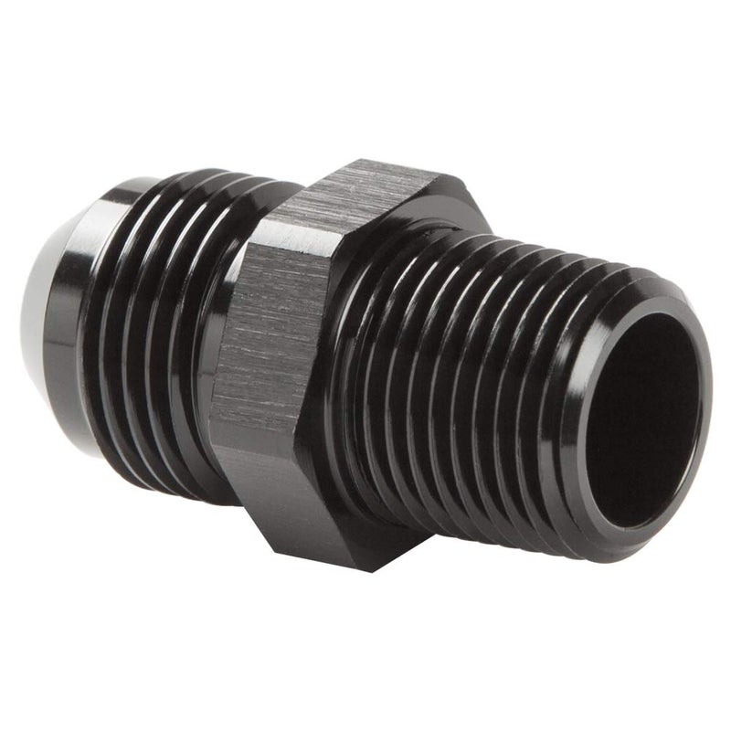 Podavelle 10AN Male Flare to 3/8 NPT Pipe Fitting Adapter Connector Union Straight Aluminum Black - Image 4